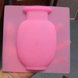 HULIANFU Silicone Sticky Wall   Plant Vases Container Decorations Leaves Body Accessories Outdoor Handmade Pots Soft Bottle Flowers