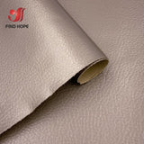 HULIANFU Litchi Pattern Back Self adhesive Stick Faux PU Leather Fabric Hole Repair Patch Sticker For Sofa Car Bag DIY Craft Handmade