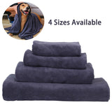 HULIANFU Microfiber Dogs Bath Towel Super Absorbent Pet Bath Towels Cats Quick Drying Towel Pet Supplies
