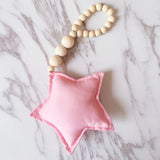 HULIANFU Nordic Kids Room Love Moon Star Shaped Cotton Hanging Decoration Scandinavian Kids Baby Bedroom Room Interior Decor Supplies