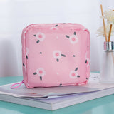 HULIANFU Waterproof Tampon Storage Bag Cute Sanitary Pad Pouches Portable Makeup Lipstick Key Earphone Data Cables Organizer Home Storage