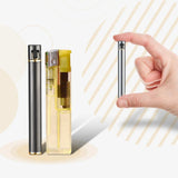HULIANFU Mini Cigarette Lighter Grinding Wheel Flint Free Fire Butane Gas Lighter Portable Can Be Placed Cigarette Box Smoke Accessories