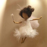 HULIANFU New Little Fairy DIY Wool Felt Dolls Craft Needle Felt Animal Kit Set Handcraft Non Finished Poked Set Handmade Gift