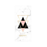 HULIANFU  Light Luxury Door Stickers Abstract  Poster Kitchen Door Stickers Pattern 3d Wallpaper Decoration Porte Home Decor EH50DS