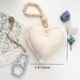 HULIANFU Nordic Kids Room Love Moon Star Shaped Cotton Hanging Decoration Scandinavian Kids Baby Bedroom Room Interior Decor Supplies