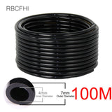 HULIANFU RBCFHl 5-100m 4/7mm PVC Garden Watering Hose  Micro Irrigation Pipe Drip Irriation Tubing Sprikler for Lawn Balcony Greenhouse