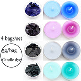 HULIANFU Scented Candle Mold DIY Wool shape Candle Silicone Casting Mold Handmade Candle Soap Making Wax Mold Handcraft Home Decoration