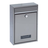 HULIANFU Mailbox Outdoor Wall Mount Security Locking Mailbox Letter Box for Home Garden Decoration Letter Newspaper Magazine Post Box