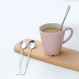HULIANFU Tea Coffee Soup Spoon For Eating Mixing Stirring Long Handle Teaspoon Ice Cream Honey Spoon Cocktail Spoons Kitchen Cutlery