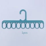 HULIANFU Magic 9-hole Support Circle Clothes Hanger Clothes Drying Rack Multifunction Plastic clothes rack Home Storage Hangers