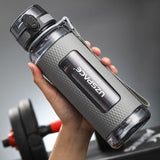 HULIANFU UZSPACE Sports Water Bottles Gym Leak-proof Drop-proof Portable Shaker Outdoor Travel Kettle Plastic Drink Water Bottle BPA Free
