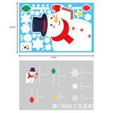 HULIANFU Wooden Christmas Door Wreath Oranments Wall Xmas Dec Merry Christmas Decor For Home  Happy New Year Naviidad Door Wreath