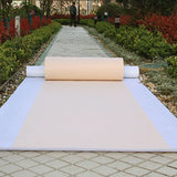 HULIANFU Non-slip Wedding Aisle Runner Champagne White Wedding Carpet Party Event Floor Rugs Indoor Outdoor Wedding Carpet Aisle Runner