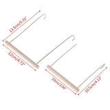 HULIANFU Natural Wooden Birds Perch Parrots Hanging Swing Cage Pendant Toys Stand Holder