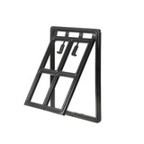 HULIANFU Pet Accessories Two Size Black Dog Gate Quiet Out and In Puppy Cats Door Easy To Install Light Weight Suitable for Large Pets