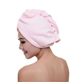 HULIANFU Microfiber Bath Towel Hair Dry Quick Drying Lady Bath Towel Soft Shower For Woman Man Turban Head Wrap Bathing Tools