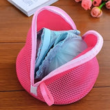 HULIANFU Triangle Bra Wash Laundry Bag Lady Women Bra Underwear Washing Machine Protection Net Mesh Bag Lingerie Hosiery Protect Mesh Bag