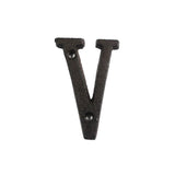 HULIANFU Metal Letters Numbers Cast Iron Decoration House Sign Doorplate DIY Cafe Wall CLH@8