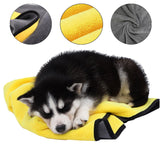 HULIANFU Pet Bath Towels Dog Accessories Large Super Absorbent Clean Up Fiber Towel Pet Dogs Soft Lint-free Quick-drying Thick Bath Towel