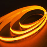 HULIANFU Ligh Density White RGB COB LED Strip Light 12v 512D 8mm Ra90 No Spot Linear Red Green Blue for Wall Bedroom Lighting Decoration
