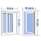 HULIANFU Insect Window Screen Zipper Opening and Closing Self-Adhesive Mosquito-Proof Net Indoor Fly Curtain Mesh Invisible Customizable