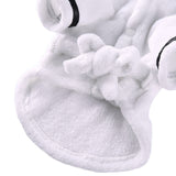 HULIANFU Soft Quick Drying Pet Pajama With Hood Thickened Luxury Soft Cotton Hooded Bathrobe Super Absorbent Dog Bath Towel Pet Nightwear
