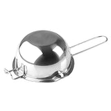 HULIANFU Long Handle Wax Melting Stainless Steel Pot DIY Scented Candle Soap Chocolate Butter Handmade Soap Tool Non-stick Easy Cleaning