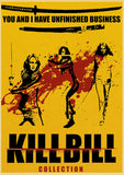 HULIANFU Movie Poster Kill Bill/Fight Club/The BeetleJuice Retro Kraft Paper Poster For Living Room Bar Decoration Stickers Wall Painting