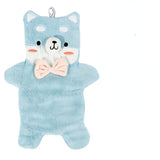 HULIANFU Lovely Cartoon Handkerchief Towel Hanging Absorbent Coral Velvet Wipe a Towel Household Kitchen Quick Drying Hand Cloth
