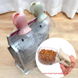 HULIANFU Pet Food Spoon for Cat Dog Bowls Multi-Function Bowl for Cats/Puppies/Small Dogs Scoop for Cat Food Dog Food Water Bowl Fountain