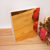 HULIANFU Personalized Wedding Guestbook Acrylic Mirror Cover Signature Books Customized Gift Engagement Souvenir Party Decor Favors