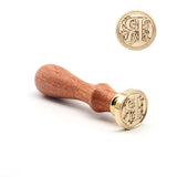 HULIANFU Retro Wood Stamp Classic 26 Letter A-z Alphabet Initial Sealing Wax Seal Stamp Ancient Seal Post Decorative Antique Stamp Gifts