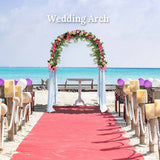 HULIANFU Iron Wedding Arch Decorative Garden Backdrop Pergola Stand Flower Frame For Marriage birthday wedding Party Decoration DIY Arch