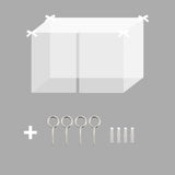 HULIANFU   YanYangTian Anti Mosquito Net Single Bed canopy for Adult children  beds Indoor Bunk Bed window Outdoor Netting Moustiquaire