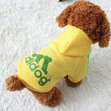HULIANFU   XS-9XL Adidog Pet Dog Clothes for Small Medium Big Large Dogs Cotton Hooded Sweatshirt Hot Selling Warm Two-Legged Pets Jacket