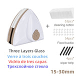HULIANFU JOYBOS Magnetic Glass Window Cleaning Tool Automatic Water Discharge Double-layer Wiper Household Special Window Cleaner