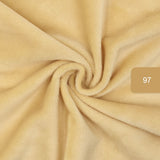 HULIANFU   Zyfmptex 1pcs Minky Fabrics For Sewing Diy Handmade Home Textile Cloth For Toys Plush Fabric Patchwork Solid Color Style 45*50cm