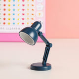 HULIANFU LED Mini Desk Lamp Foldable Magnetic Night Light Bedroom Study Reading Book Lamps With Clip Eye Protection Bedside Lights