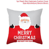HULIANFU Santa pillowcase Happy New Year 2023 Xmas Gifts  Christmas Decor For Home Merry Christmas Ornament Navidad Natal Xmas Gifts