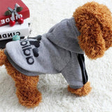 HULIANFU   XS-9XL Adidog Pet Dog Clothes for Small Medium Big Large Dogs Cotton Hooded Sweatshirt Hot Selling Warm Two-Legged Pets Jacket