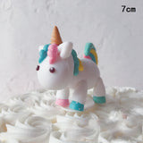 HULIANFU Unicorn Cake Topper Unicorn Brithday Party Supplies Unicorn Brithday Cake Decor 1st Girl Birthday Party Unicornion