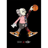 HULIANFU Street Doll Basketball Poster and Prints Canvas Decorative Painting Wall Art Picture Kids Living Room Bedroom Home Decor