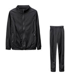 Hulianfu 2 Piece Set Spring Autumn Women Tracksuit Zipper Sweatshirt+Pants Sportwear Casual Women's Sports Suit Hoodies Set Female