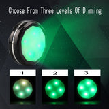 HULIANFU LED Under Cabinet Lighing Rechargeable Puck Light Closet Lights With Remote Counter Bookshelf Portable Round RGB Night Light