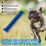 HULIANFU Puppy Brush Dog Toothbrush Chew Toy Stick Cleaning Massager Pet Teeth Cleaning Toys Multifunctional Silicone Doggy Dental Care