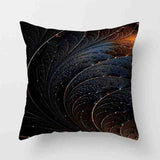 HULIANFU New Japanese Geometric Peak Encrypted Linen Cushion Cover Pillow Cover