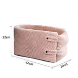 HULIANFU Portable Cat Dog Bed Travel Central Control Car Safety Pet Seat Transport Dog Carrier Protector For Small Dog Chihuahua Teddy