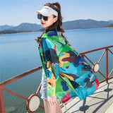 Hulianfu Female Summer New Camouflage Thin Sun Protection Clothing Women Short Anti-Ultraviolet Korean Sun Protection Clothing