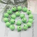 HULIANFU 2023 15PCS Beautiful Metal Bells Loose Beads Jingle Bell For Christmas Party Crafts Decoration DIY Make Earrings Pendants Material
