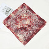 HULIANFU Tie Dye Bandana Cotton Paisley Bandanas Headbands Cowboy Handkerchiefs for Men and Women Colorful Hip-Hop Cycling Outdoor